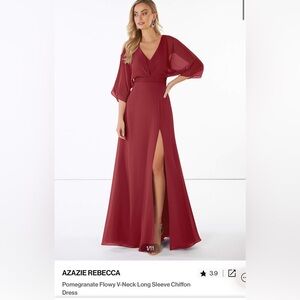 Azazie Rebecca Pomegranate A18
